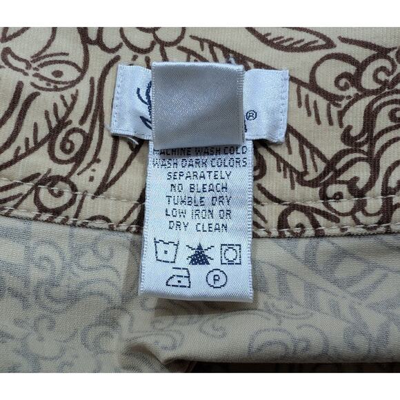 Lilly Pulitzer Wrap Skirt Tan Corduroy The In Crowd Animal Print Misses Size 4 - Picture 7 of 7